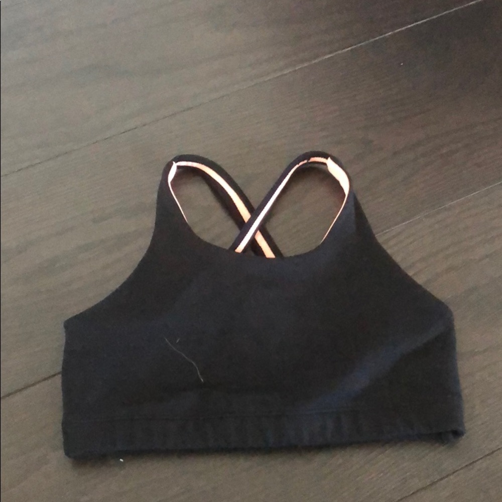 athletic sports bra.